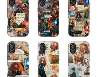Merida Cartoon Movie phone case for iPhone 17 Air 16e 16 15case for Samsung S25 S24 FE A15 A55 case for Google Pixel 10 9