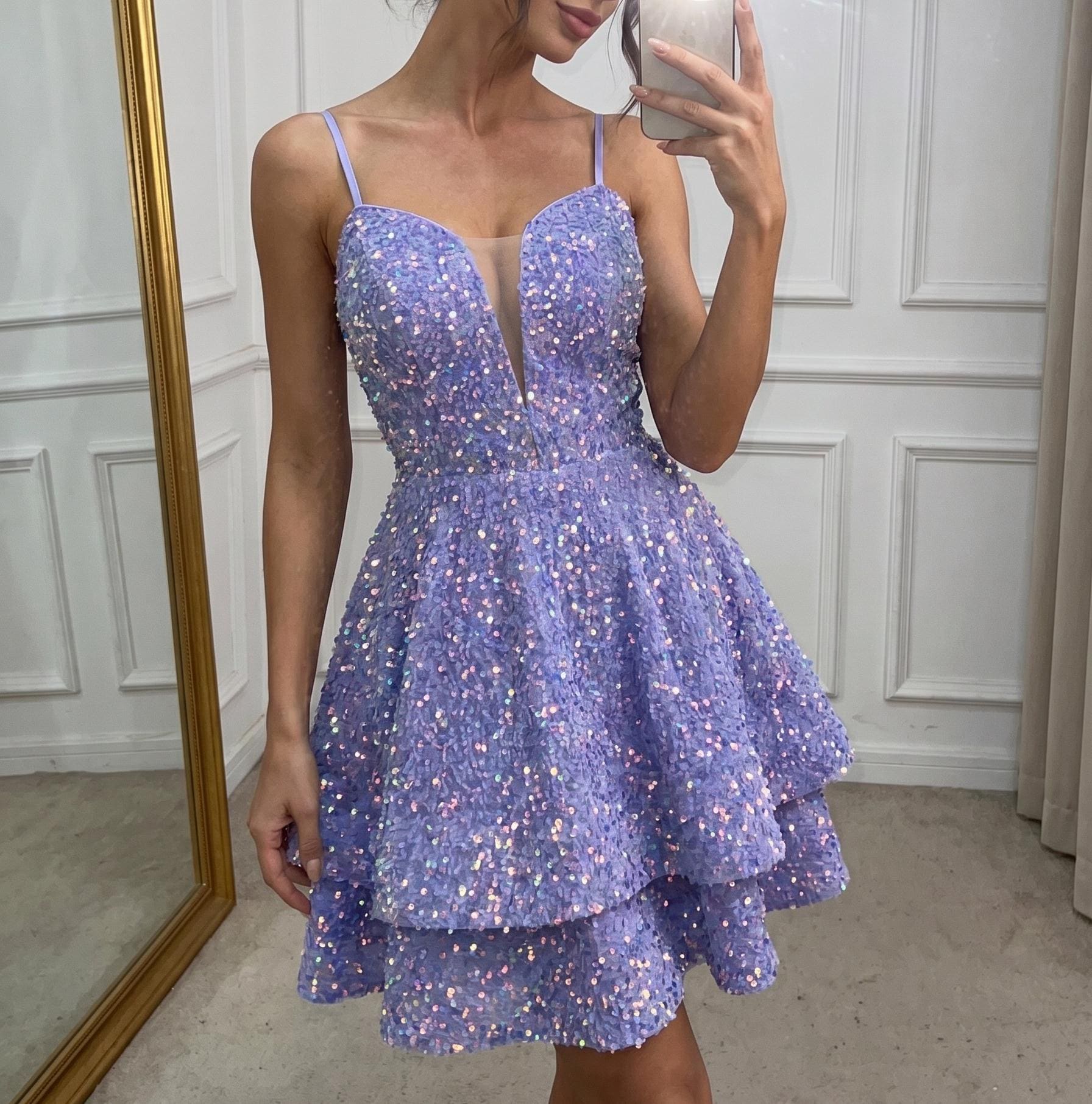 Lilac Graduation Dress - Etsy
