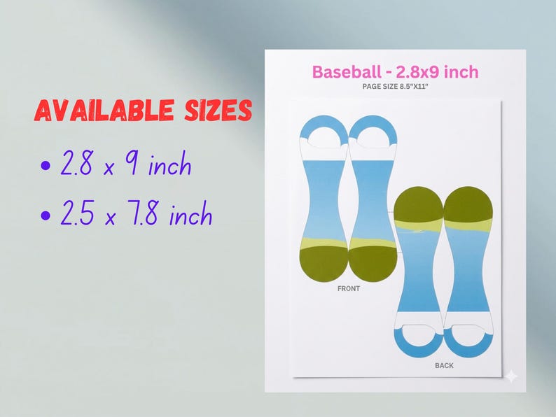 Editable Baseball Panel Wrap, DIY Photo Ball Design, Custom Canva ...