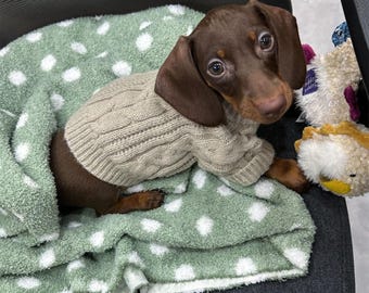 Kleiner Hund Strickpullover, Warmer Haustier Pullover, Malteser Yorkie Pommern Outfit