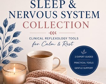 Verzameling slaap- en zenuwstelsel (pdf) | Reflexologie voor stressverlichting en beter slapen | Klinische wellness-toolkit