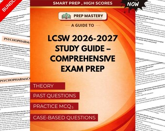 LCSW臨床試験合格ガイドPDF｜ソーシャルワーク資格取得準備、練習問題、学習レビュー