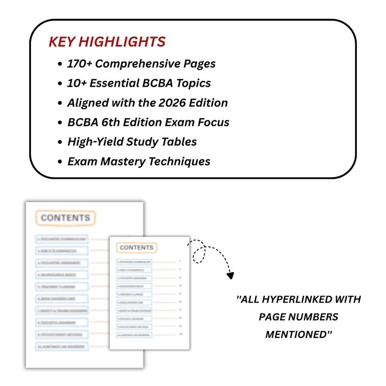 Behavior Analysis Task List Study Guide | BCBA Exam Review Notes Digital PDF Download image 4
