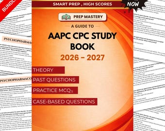 AAPC CPC Exam Study Guide 2026 | Medical Coding Practice Questions Pdf