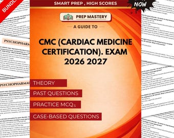 CMC心臓内科認定試験対策 2026-2027 | 看護学習ガイド | 集中治療室（ICU）レビュー | PDF即時ダウンロード