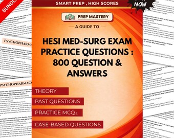 HESI 内科外科看護試験対策問題集（PDF）｜解説付き内科外科看護試験対策学習ガイド