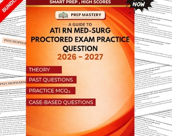 ATI RN Med Surg Proctored Exam Prep (2026-2027) | NGN nursing practice questions pdf