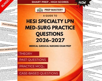 HESI専門分野 LPN 内科外科実習問題集 PDF | 実践看護内科外科試験対策（解説付き）