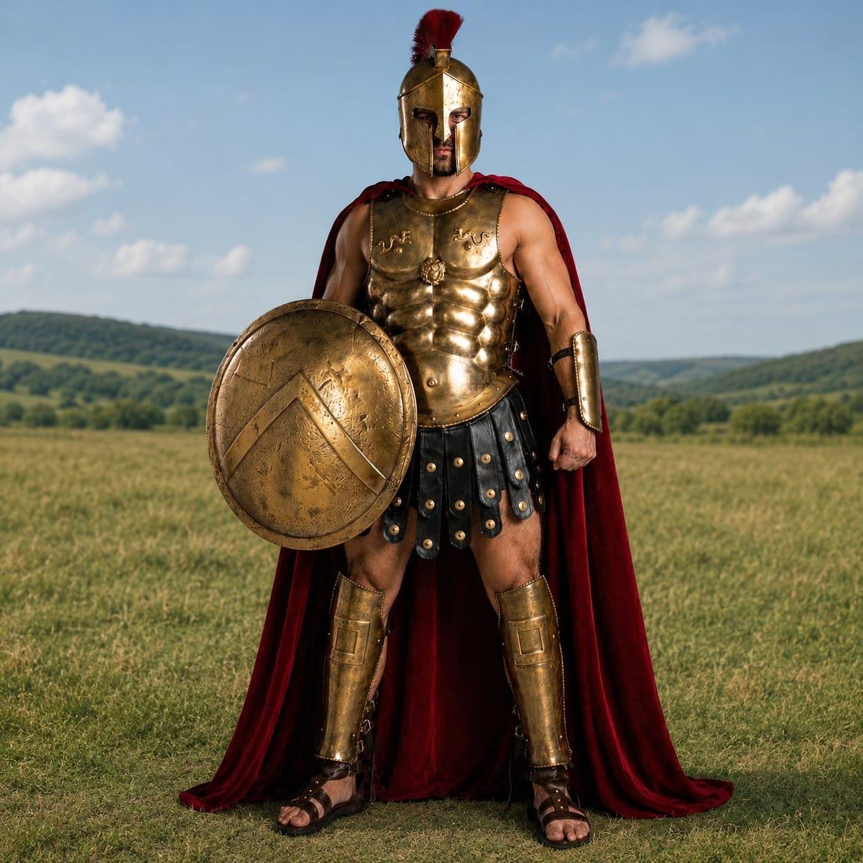 Fully Wearable Spartan Armour Suit, 300 King Leonidas Movie Costume, Roman Greek Cosplay Outfit, Roleplay Great Spartan Warrior Costume