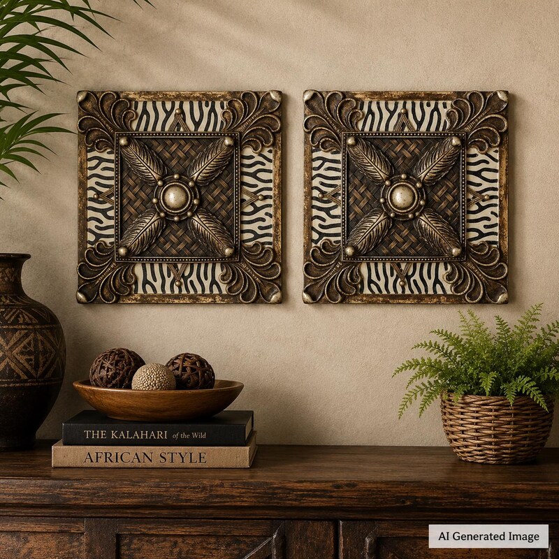 Vintage Zebra Plaque - Etsy