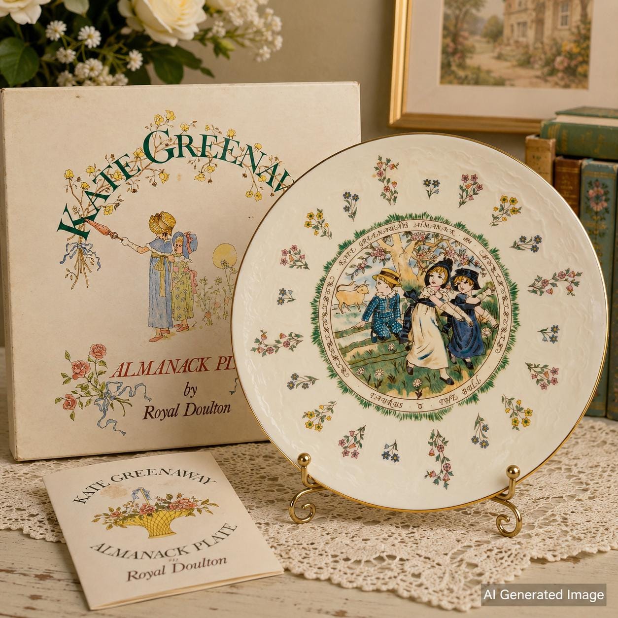 Kate Greenaway Plate - Etsy