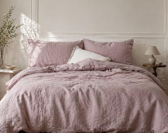 100% Natural Linen Bedding Set – Flax, Soft, Breathable (3 Pieces)