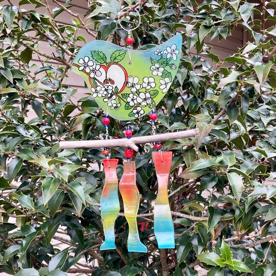 Arkansas State Flower Wind Chime the Apple Blossom Etsy