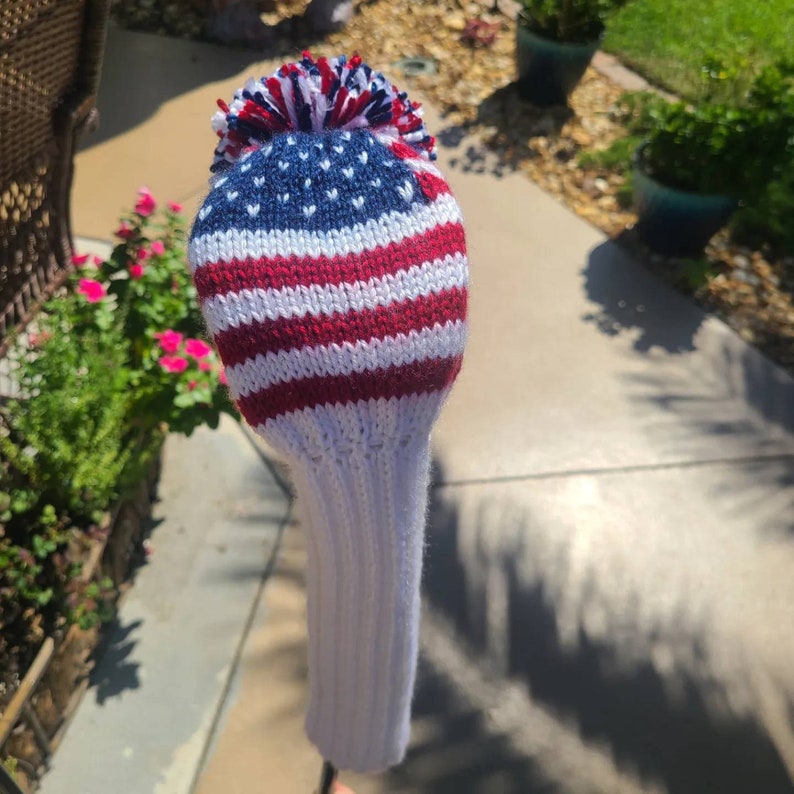 Hand Knit Golf Club Covers Etsy