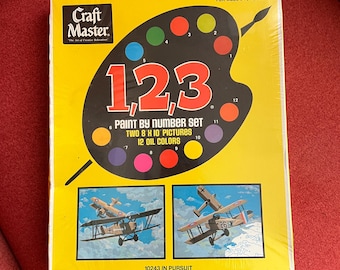 Craft Master Vintage Paint-by-Number set - In Pursuit 1973