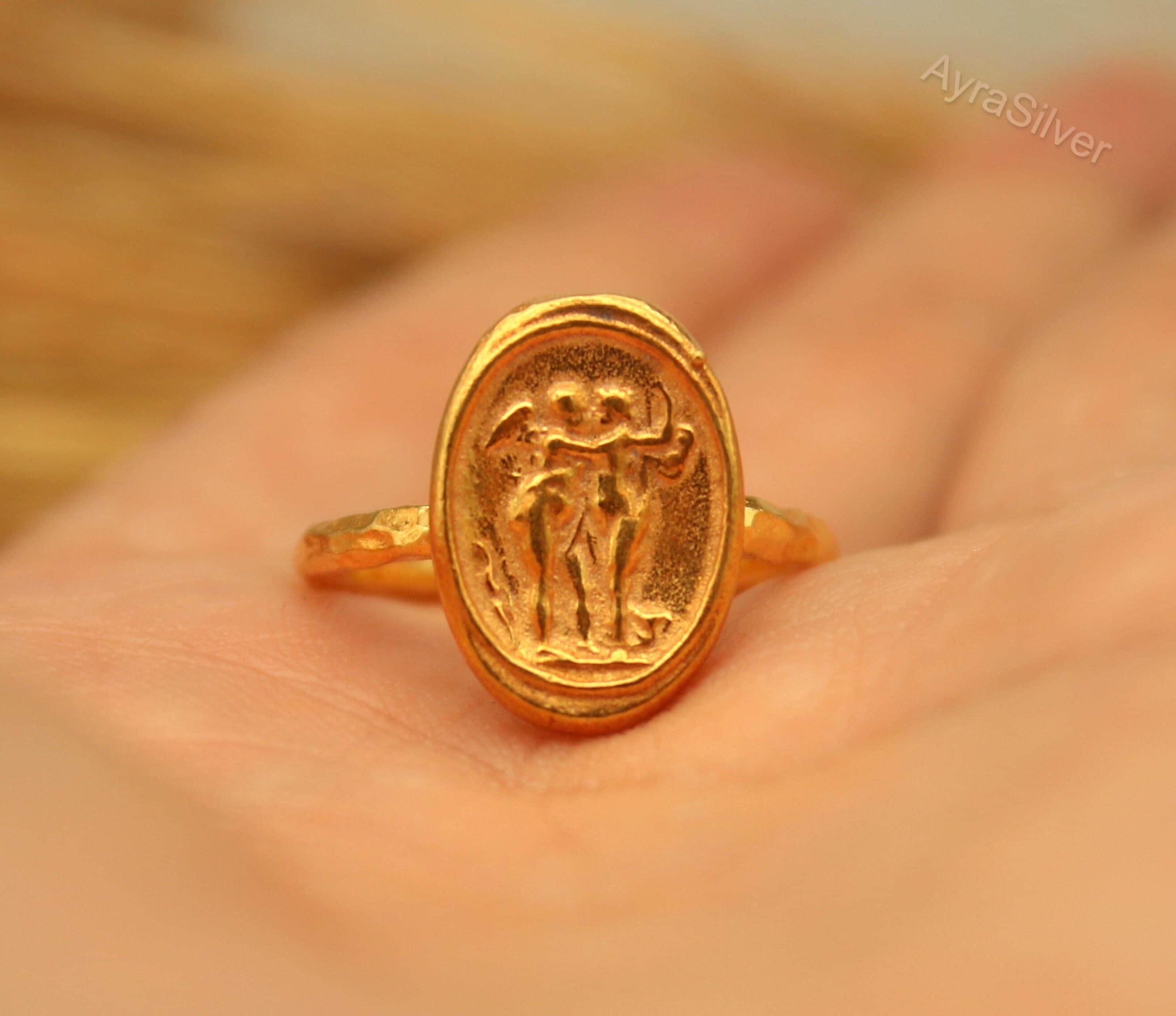 Ancient Roman Gold Ring - Etsy