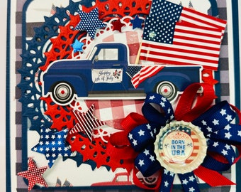 Happy July 4th~~~ Truckload of Patriotism ~~~ Red White and Blue~~~