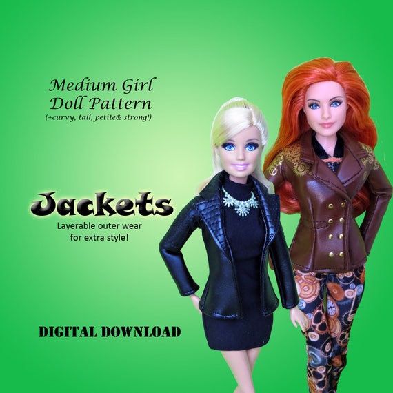 barbie doll leather jacket