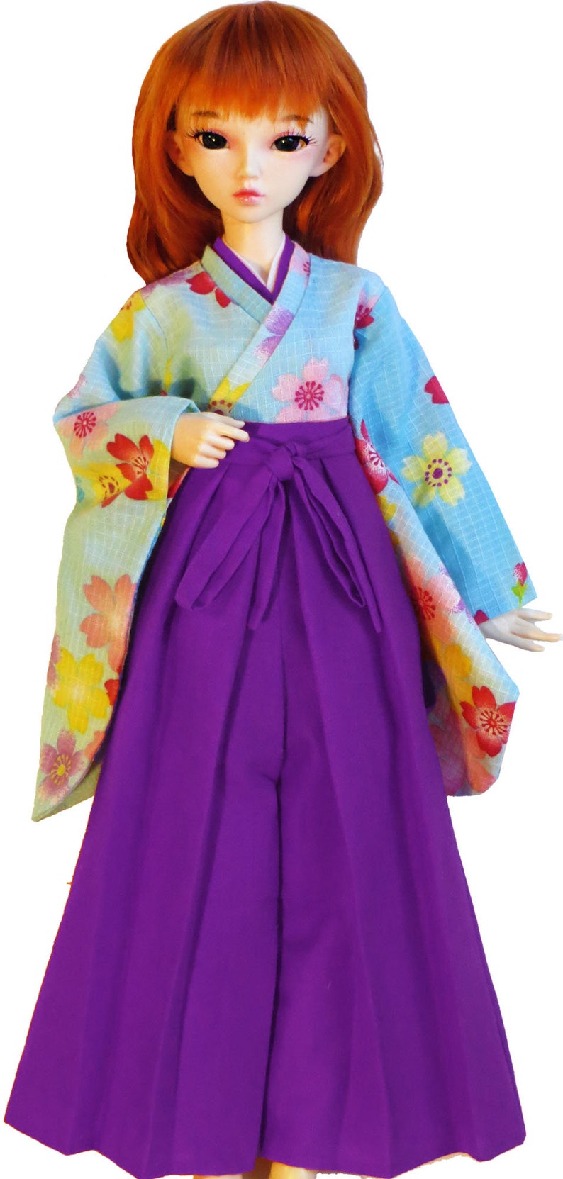 Hakama pant Japanese doll clothes pattern Slim 1/4 MSD BJD & Etsy