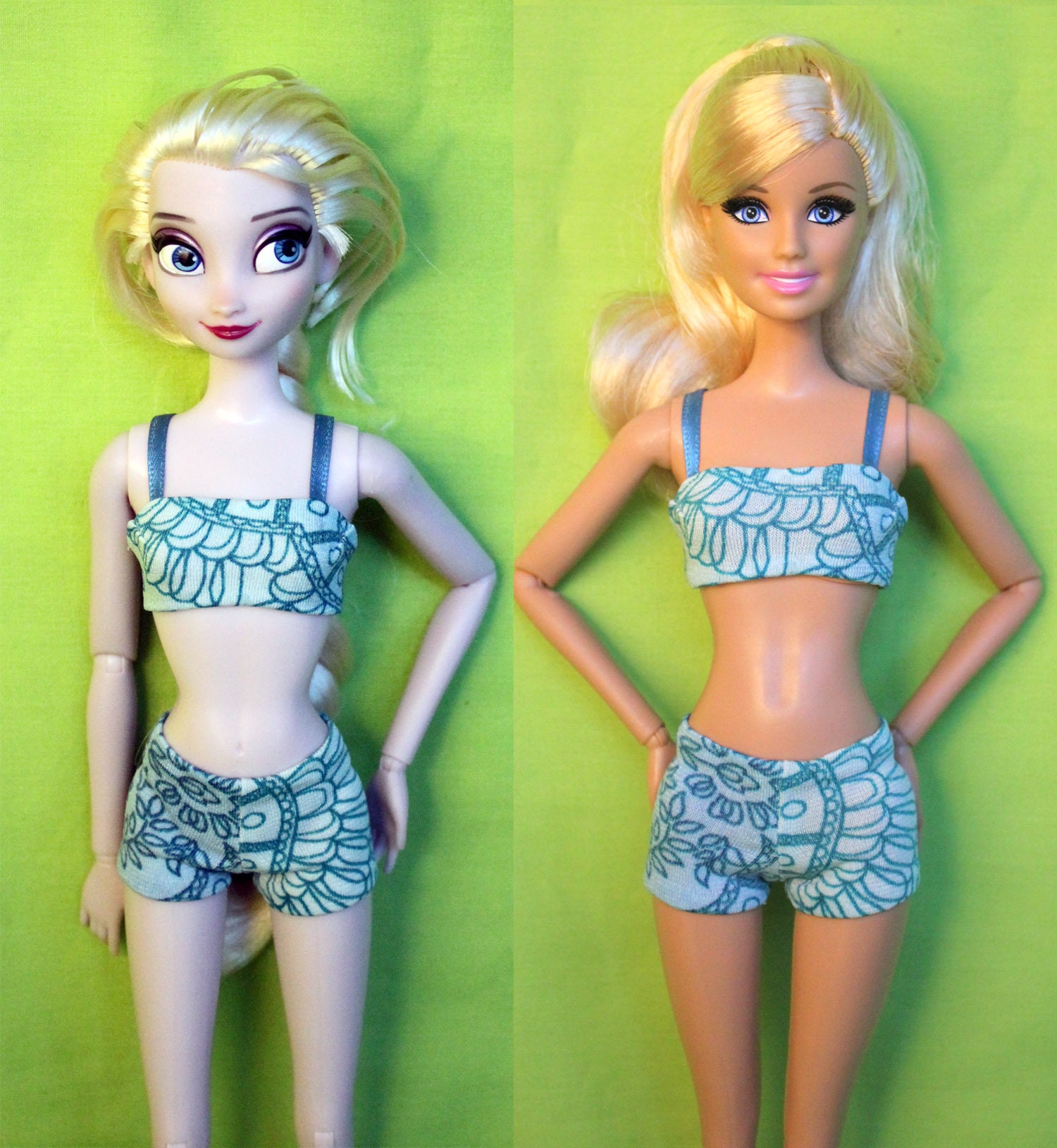 Instant Download PDF Easy CROCHET & SEWING Pattern to make Barbie Sindy 12  inch Teenage Doll Panties Knickers Petticoat Slip Underwear