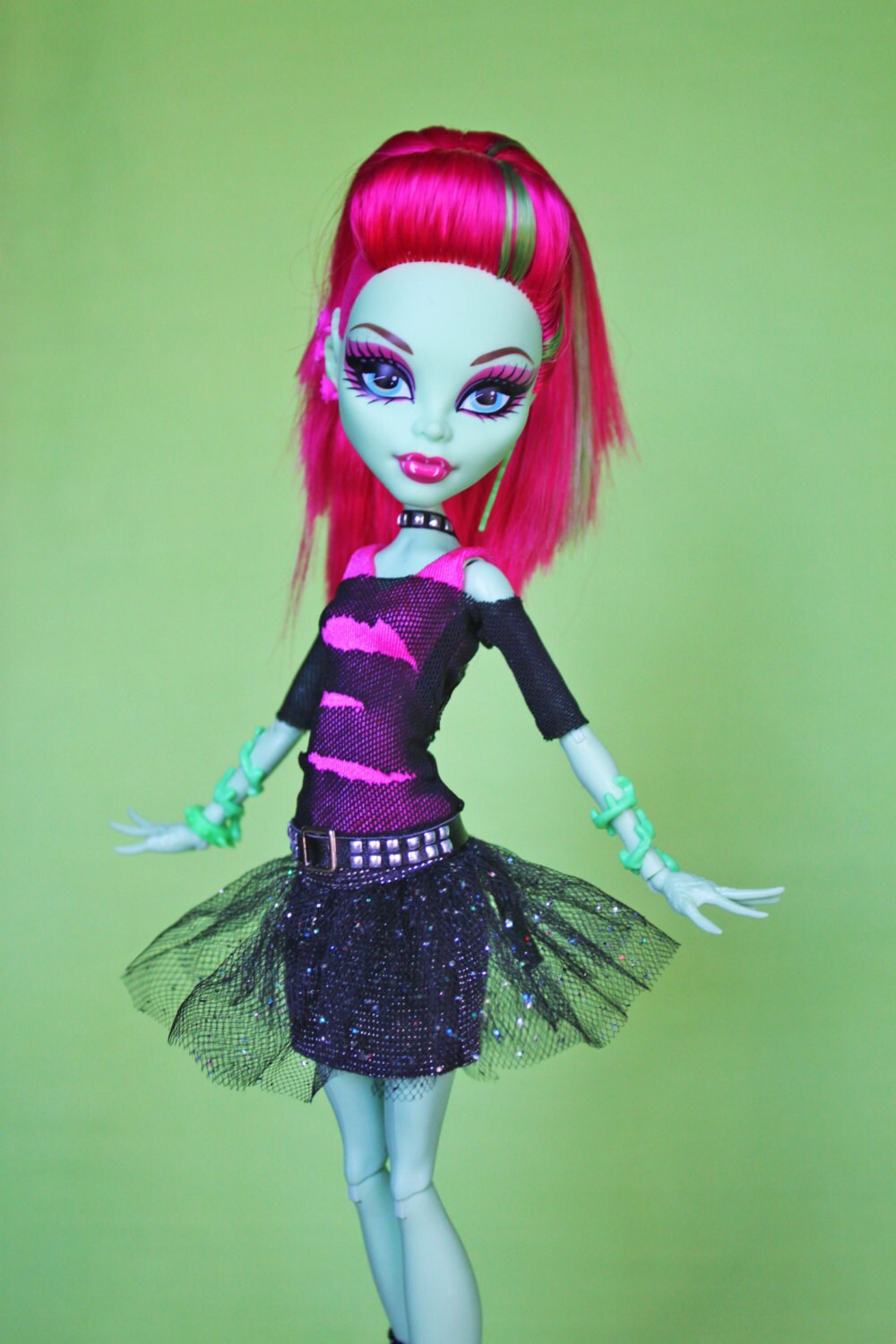 80s Punk Rock Dresses Doll Clothes PDF Sewing Pattern for - Etsy