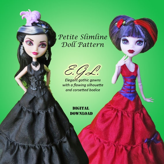 gothic doll clothes