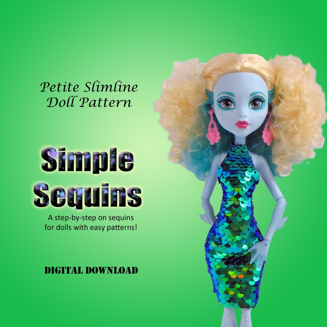 Simple Sequin Dress Sewing Pattern Tutorial for Petite Slimline Fashion