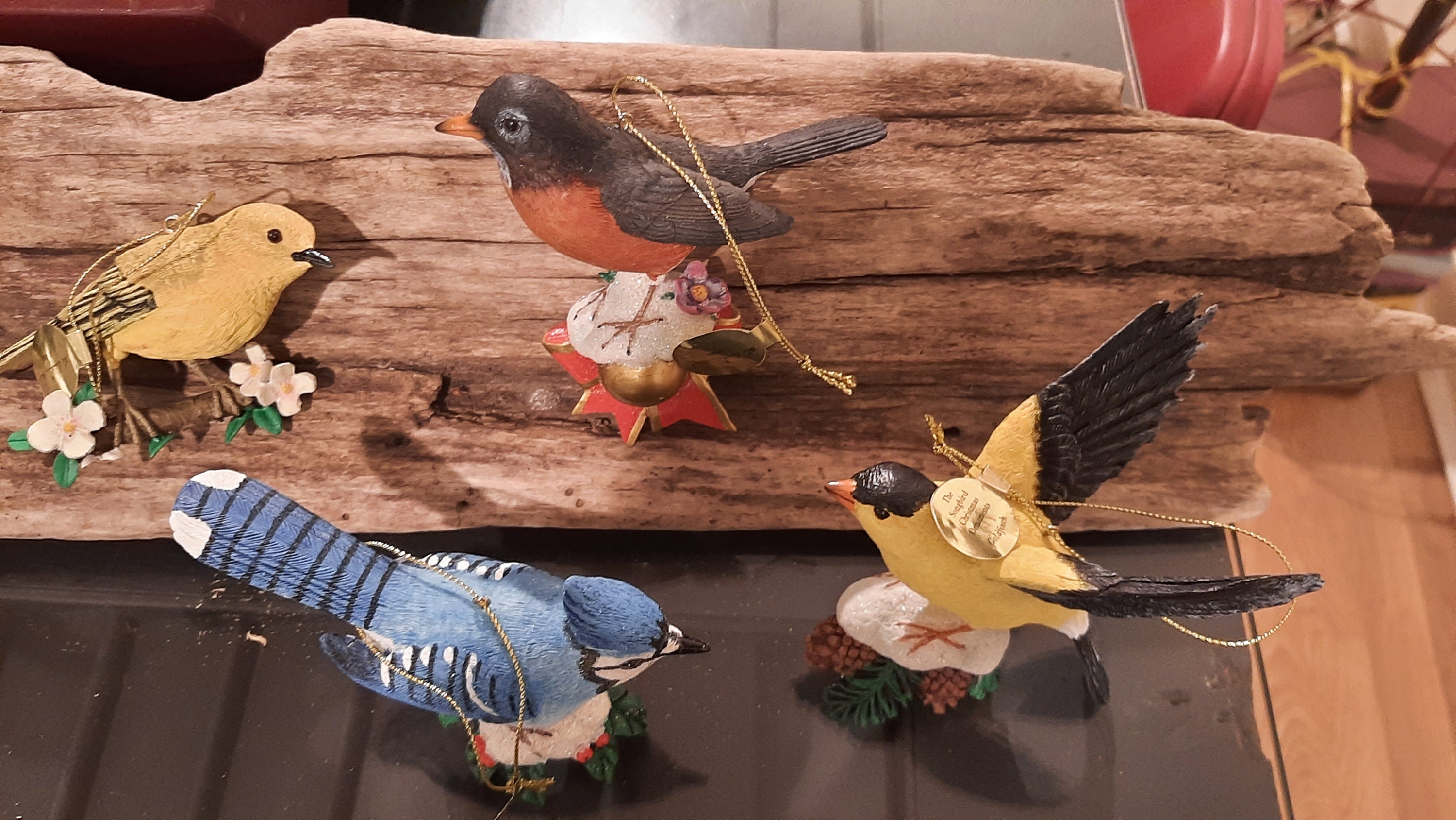 Danbury mint Christmas tree bird ornaments 12 Etsy