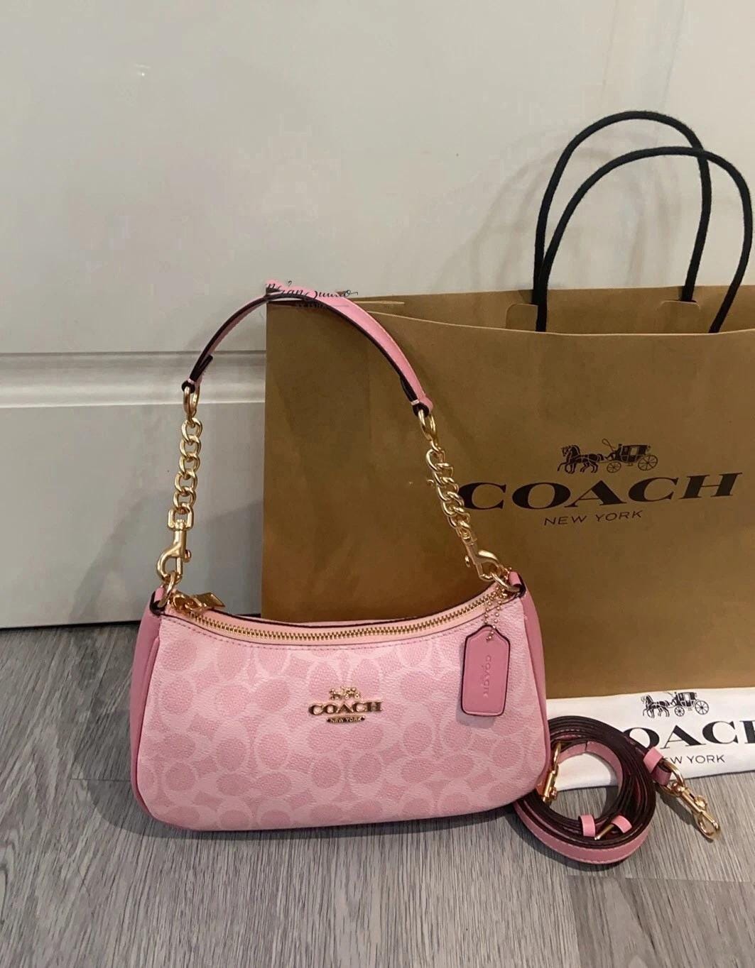 Vintage coach bag pink - Etsy 日本