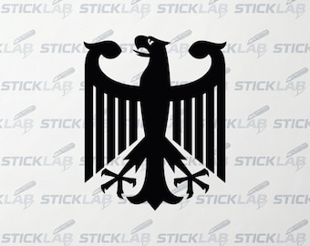German eagle sticker blue – federal eagle sticker | made in Germany | car PC