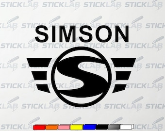 Simson sticker logo – s51 s50 schwalbe moped sticker motorcycle car helmet