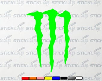 Monster claw racing sticker car motorcycle sticker energy style decoration racing
