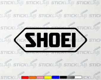 Shoei motorcycle helmet racing sticker – tuning style – weatherproof & premium