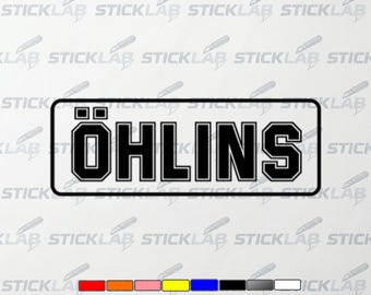 Öhlins sticker motorcycle car tuning racing sticker – premium motorsport look