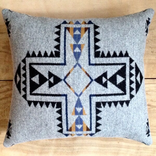 Arrow Pillow - Bohemian Geometric Pendleton Southwest Cross