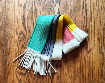 Glacier National Park Wool Scarf, Camping Apparel, Cabin Decor