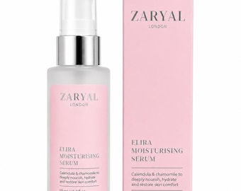Zaryal London Elira Moisturising Serum 50ml Hydrating Face Serum Deep Hydration