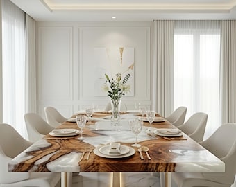 Epoxy Table, Custom Dining Table, Dining Room Table, Epoxy Table Top, Epoxy Kitchen Table, Custom Epoxy Dining Room Table