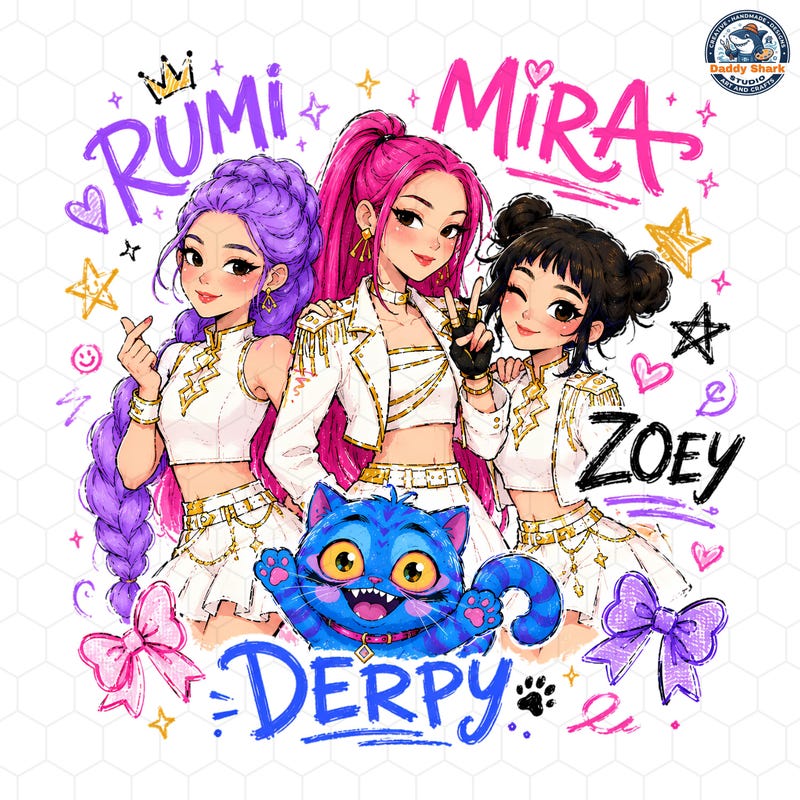 Huntrix Rumi Mira Zoey Png Etsy M xico Huntrix Rumi Mira Zoey Png Etsy M xico