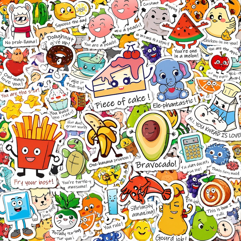 Food Stickers - Etsy