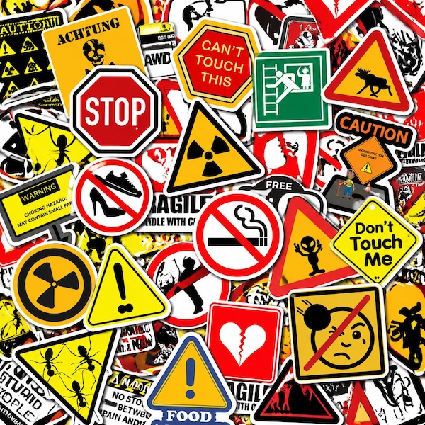 Buy Safety Stickers Online In India - Etsy India