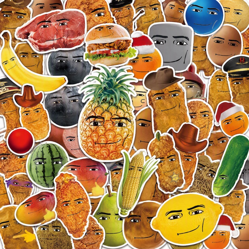 Stickers Meem Chicken Jokes Stickers - Etsy