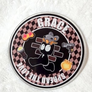 John Grace / Sinner acrylic coaster / Roblox Grace