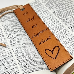 📖 Write Your Own Story Leather Bookmark – Elegant & Durable