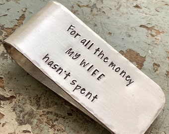 Funny Money Clip Etsy - anniversary gift for him money clips for men personalized money clip silver money clip funny gift for him