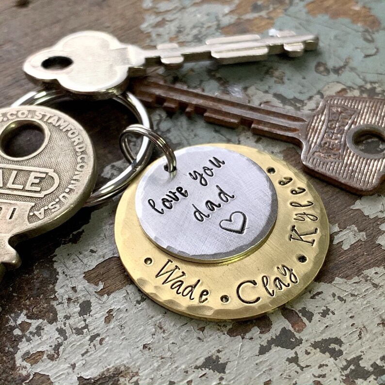 Personalized Birthday Gifts for Him Dad Keychain Gift for Etsy