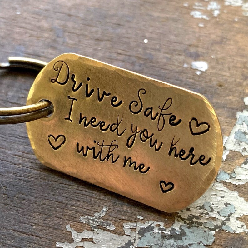 Drive Safe Keychain Gifts for New Driver Sweet 16 Keyring Etsy