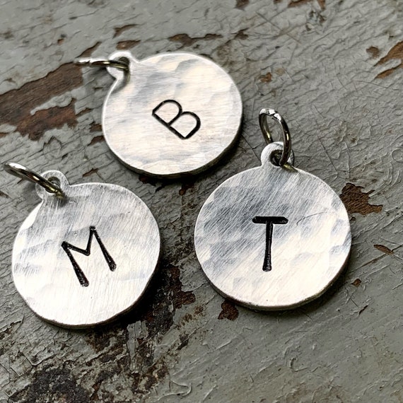 Initial Charm Personalized Charm Custom Letter Charms Charm Etsy