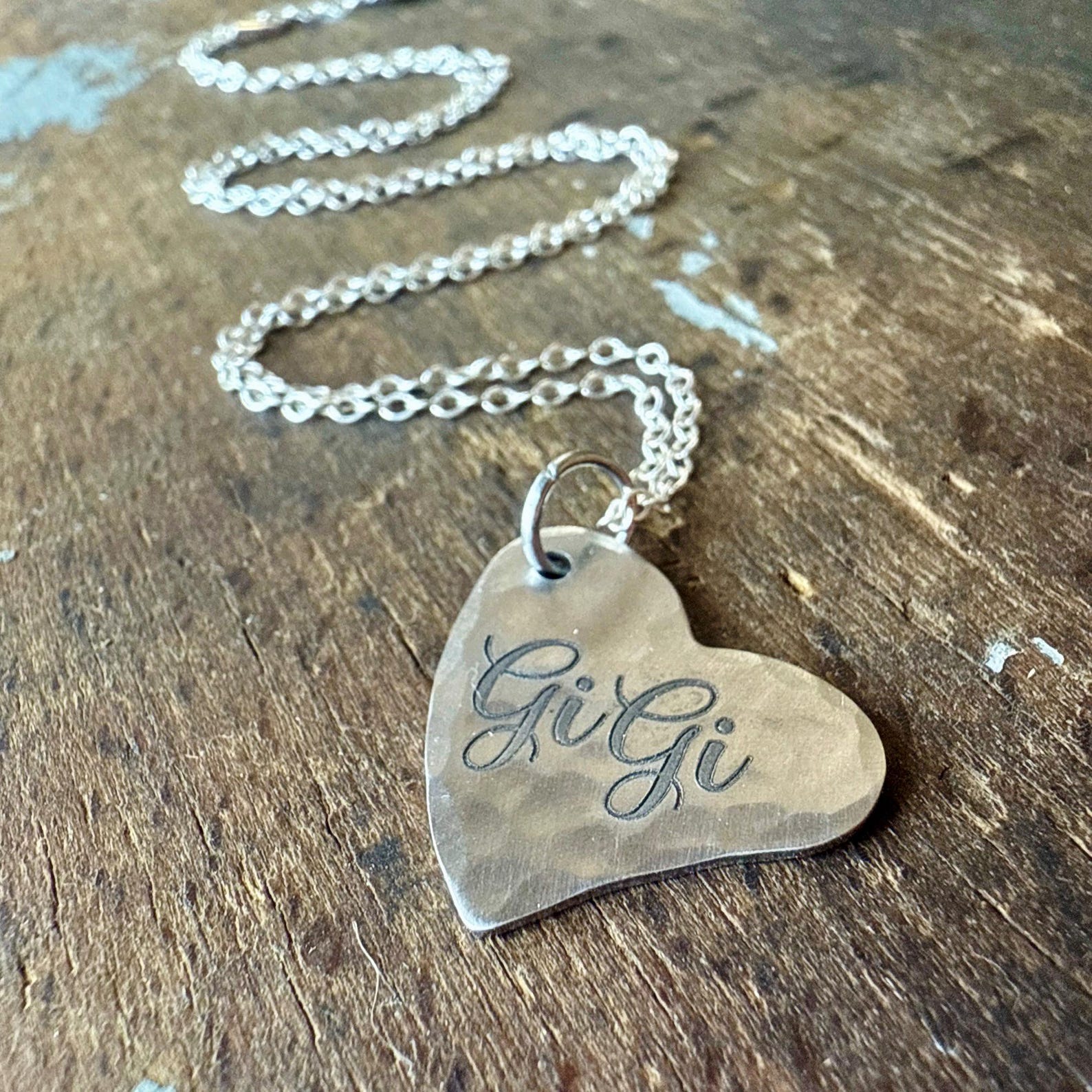 engraved-heart-necklace-grandma-gift-personalized-silver-jewelry-etsy