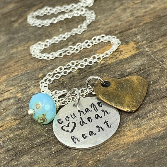 Courage dear heart necklace deals